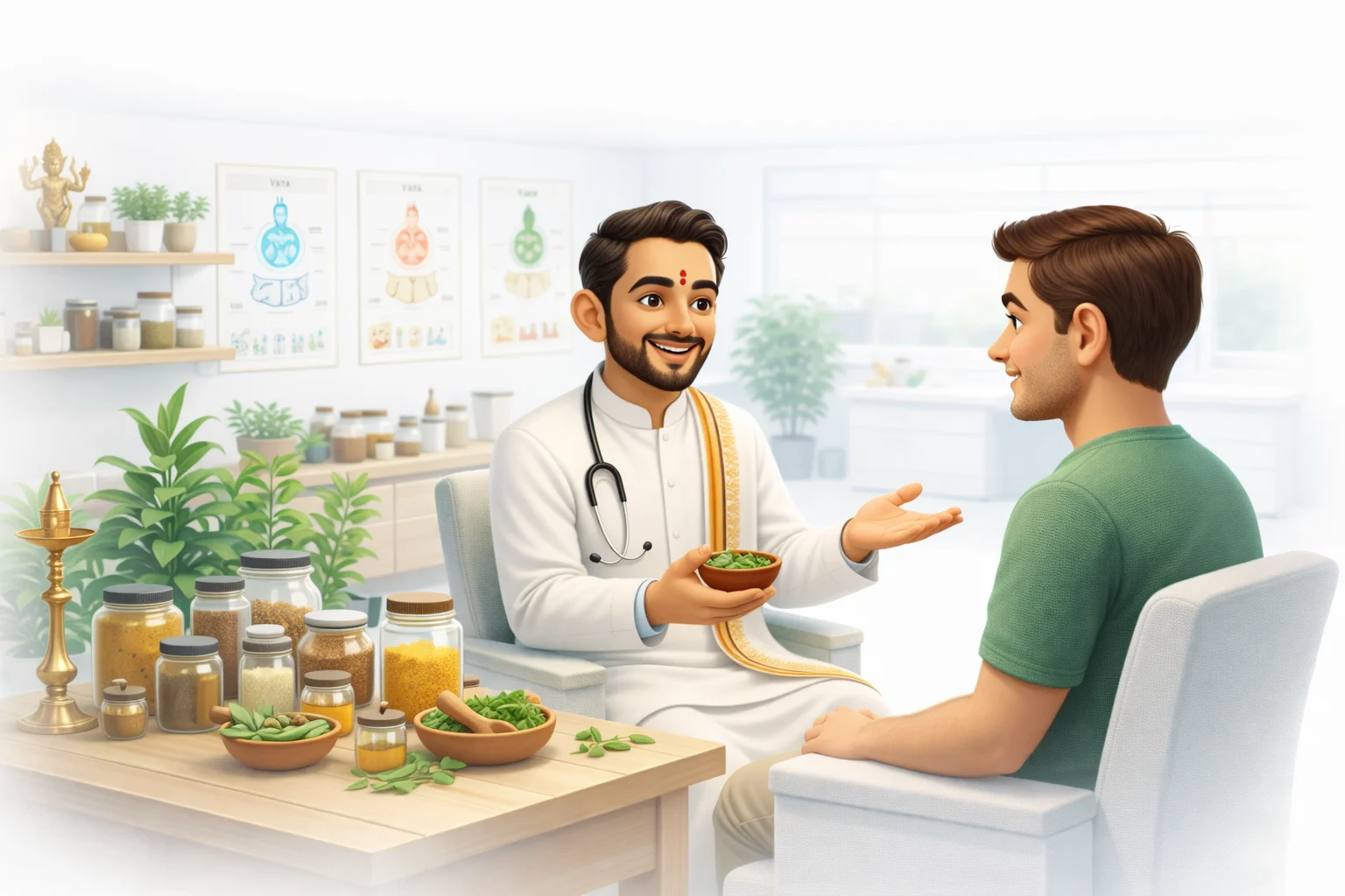 Medbus Ayurvedic Clinic management software — Ayurvedic practice management with Prakriti assessment, Panchakarma scheduling and herbal billing.