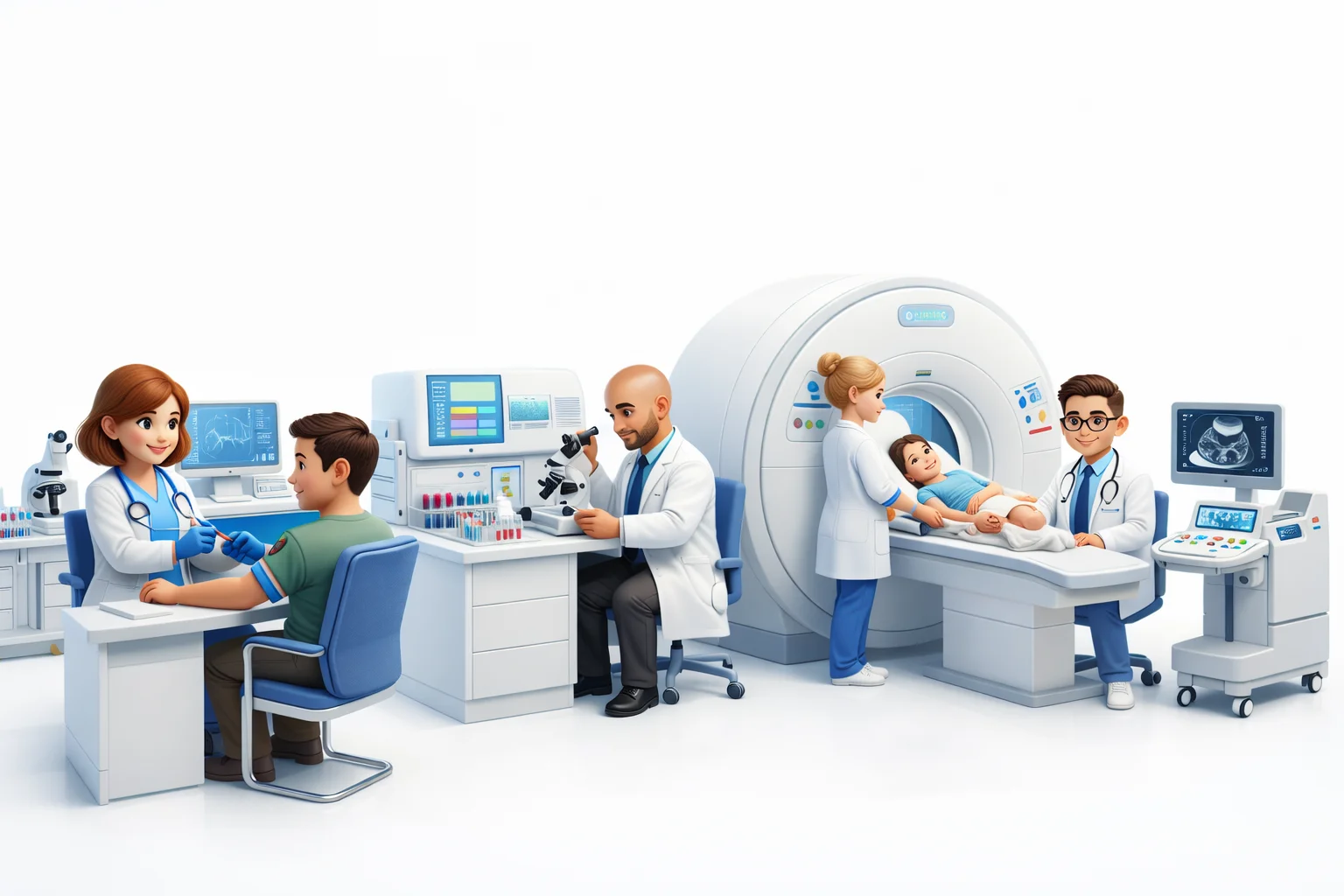 Medbus Day-Care Centers and Diagnostic Labs management software — Lab information system and day-care center management software with result delivery.