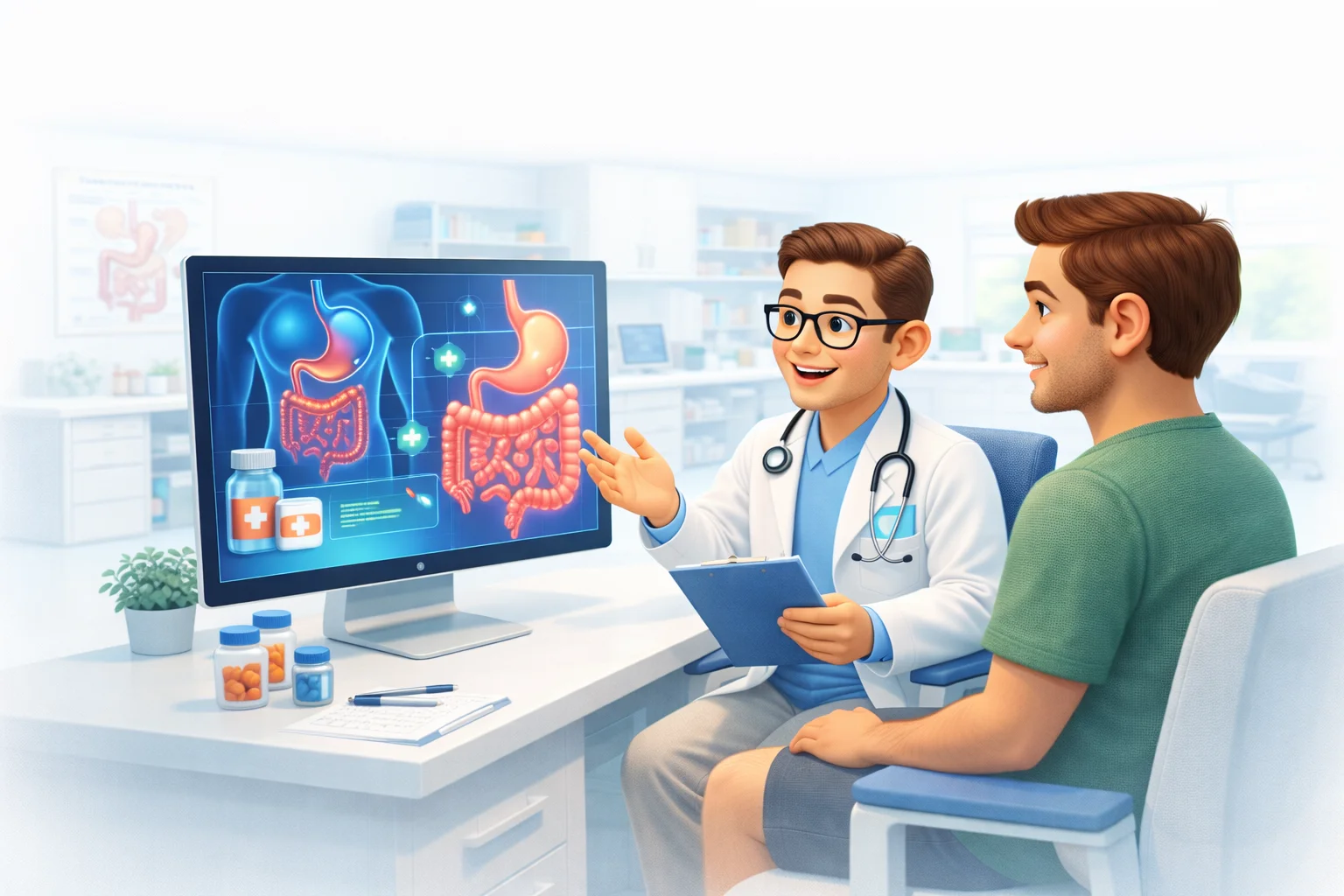 Medbus Gastroenterology Clinic management software — Gastroenterology practice management with endoscopy report management and GI billing.