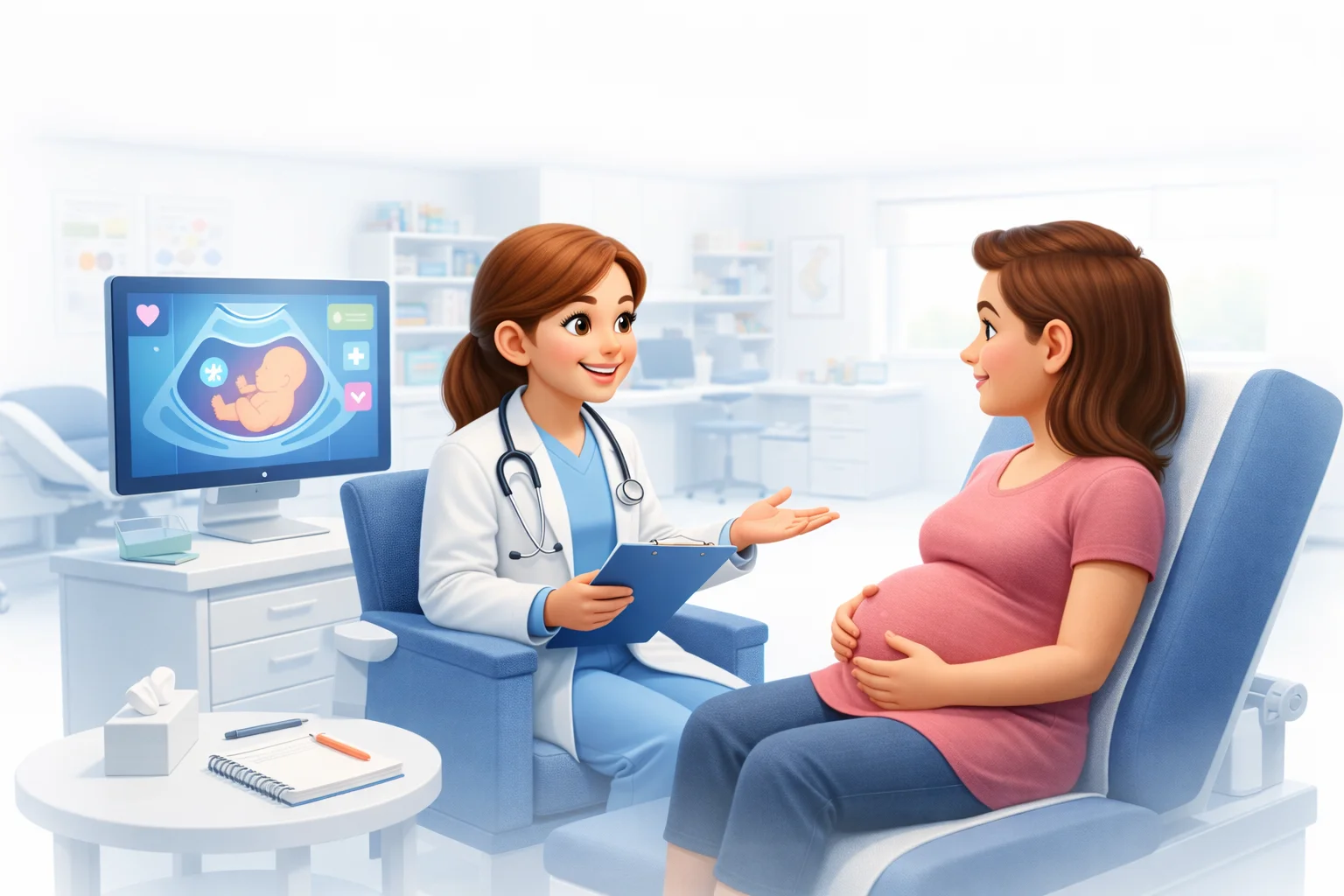 Medbus Obstetrics & Gynecology Clinic management software — OB-GYN clinic software with antenatal care tracking, trimester management and maternity billing.